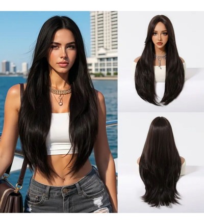 Gerçek saç dokusunda perçemsiz siyah vip peruk Gerçek saç dokusunda perçemsiz siyah vip peruk