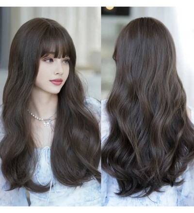 Luxury Geniş Dalgalı Kumral Vip Perçemli Model