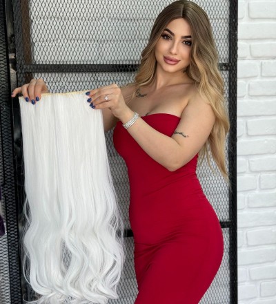 Luxury GenişDalgalı Yarımay+2 Yan Çıtçıt Beyaz Renk Luxury GenişDalgalı Yarımay+2 Yan Çıtçıt Beyaz Renk