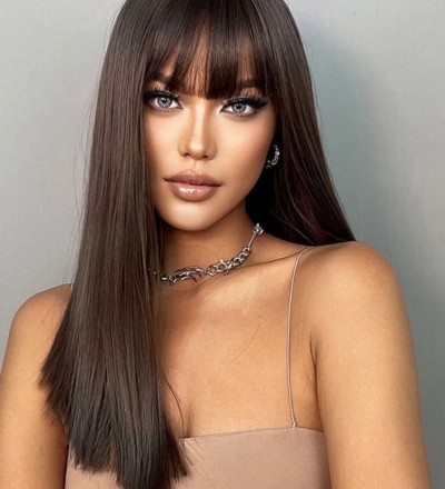 Luxury Kumral Düz Perçemli Özel Vip Model Luxury Kumral Düz Perçemli Özel Vip Model