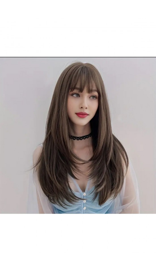 Luxury Kumral Düz Uzun Perçemli Vip Model