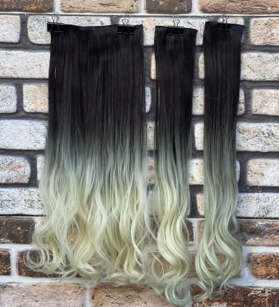 Luxury Maşadalgalı Yarımay 2 Yan Çıtçıt Siyahplatin