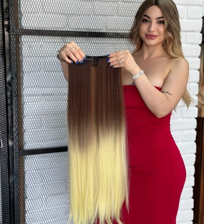 Luxury Ombreli Düz Yarımay+2  Seri