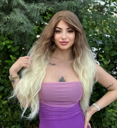 Luxury Ombreli Özel Dalgalı perçemli Seri