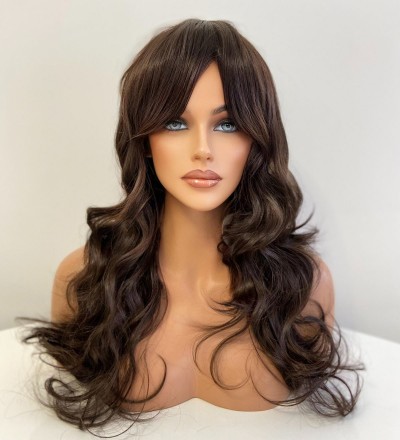 Luxury özel renk 1. Kalite peruk