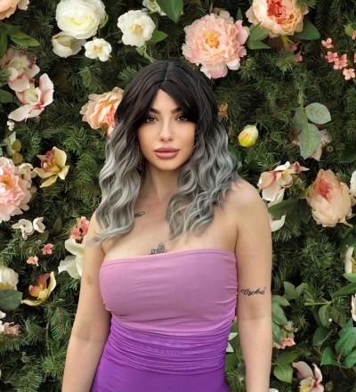 Luxury özel vip perçemli 1. Kalite peruk