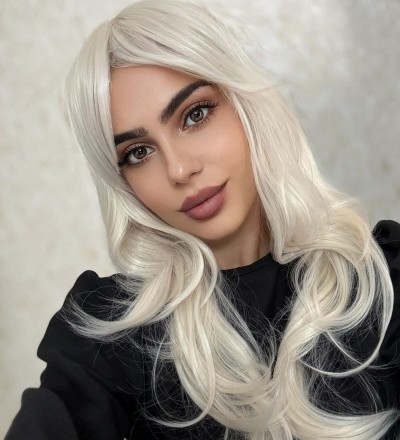 Luxury özel vip perçemli peruk