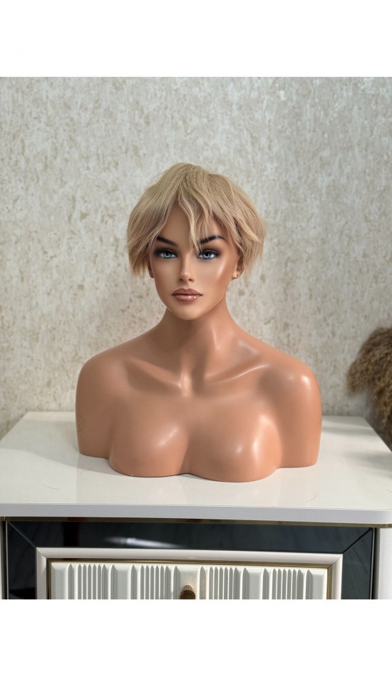 Luxury özel yeni sezon kısa unisex Peruk