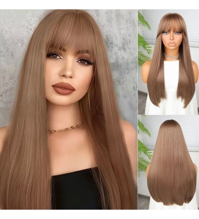 Luxury perçemli kumral peruk