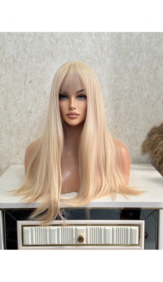 Luxury yeni sezon düz açık karamel vip peruk Luxury yeni sezon düz açık karamel vip peruk