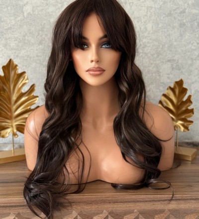 Luxury yeni sezon kahve tonu uzun perçemli peruk Luxury yeni sezon kahve tonu uzun perçemli peruk