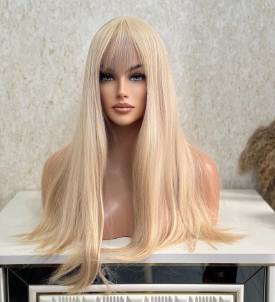 Luxury yeni sezon karamel tonu perçemli peruk Luxury yeni sezon karamel tonu perçemli peruk