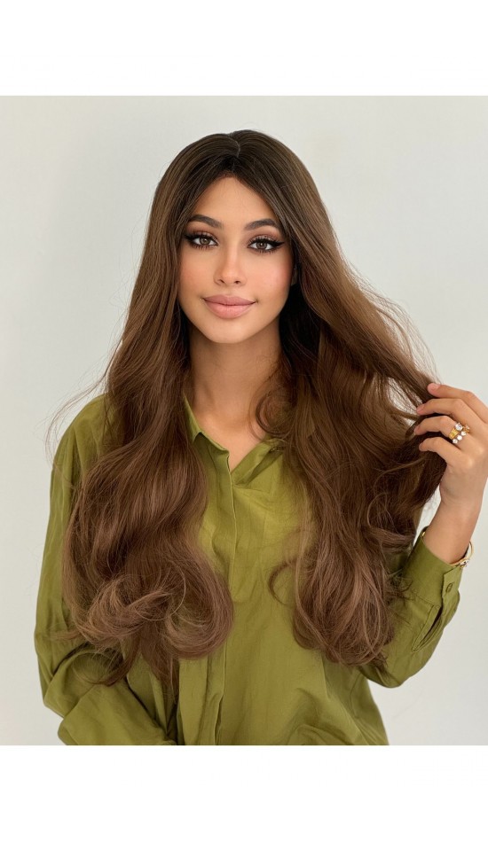 Özel luxury ombreli kahve tonu peruk Özel luxury ombreli kahve tonu peruk