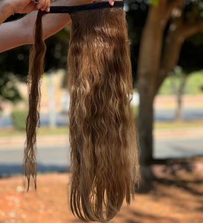 Özel luxury vip bağlamalı at kuyruğu kıvırcık