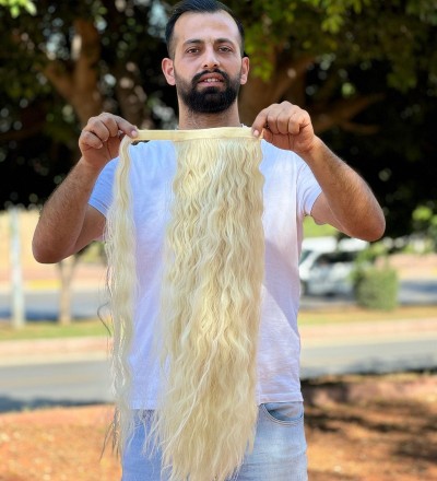 Özel luxury vip bağlamalı at kuyruğu kıvırcık