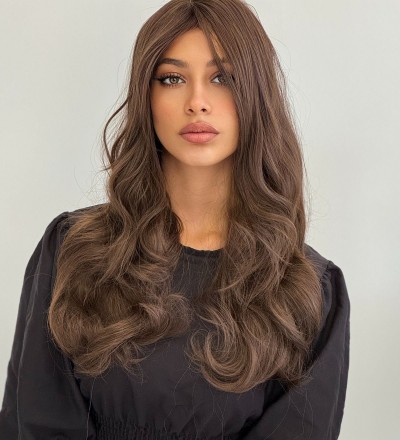 Özel luxury vip sezon peruğu gerçek saça en yakın