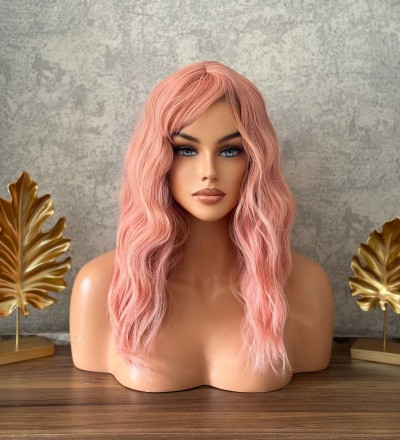 Pink pembe dalgalı peruk Pink pembe dalgalı peruk