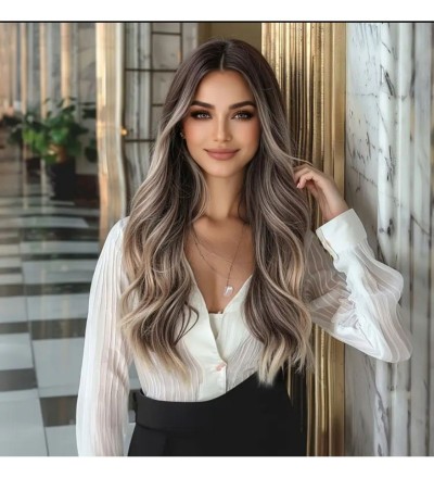 Yeni sezon gerçek saç dokusunda ombreli perçemsiz peruk