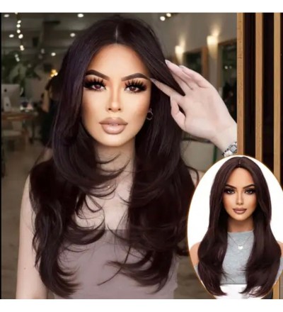 Yeni sezon kahve perçemli vip peruk