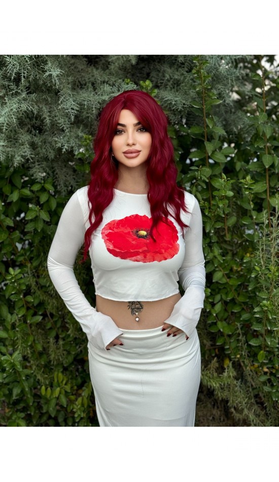 Yeni sezon kızıl dalgalı perçemli vip peruk Yeni sezon kızıl dalgalı perçemli vip peruk