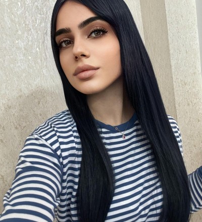 Yeni Sezon Mavi Yansımalı Perçemli Mat Peruk