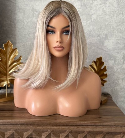 Yeni sezon ombreli kısa perçemli düz vip peruk Yeni sezon ombreli kısa perçemli düz vip peruk